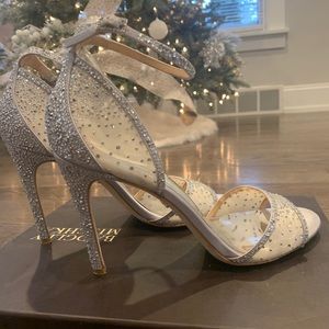 Badgley Mischka Sparkle heels